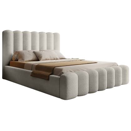 Trae Mobler Amore 140 x 200 cm Gestoffeerd Bed Beige