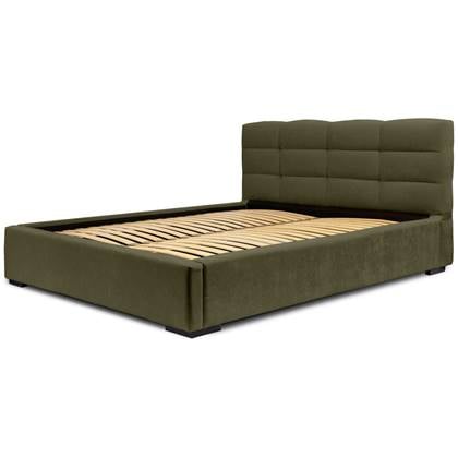 Trae Mobler Faro 140 x 200 cm Gestoffeerd Bed Bosgroen