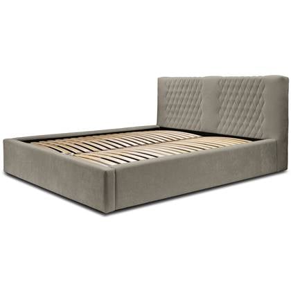 Trae Mobler Montana 160 x 200 cm Gestoffeerd Bed Taupe