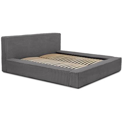 Trae Mobler Melody 140 x 200 cm Gestoffeerd Bed Grijs