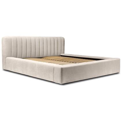 Trae Mobler Como 160 x 200 cm Gestoffeerd Bed Beige