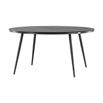 Nest outdoor Aaron tuintafel polywood - Ø150 cm Zwart