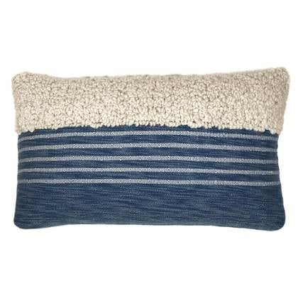 Malagoon Tribal Sierkussen - Indigo Blauw