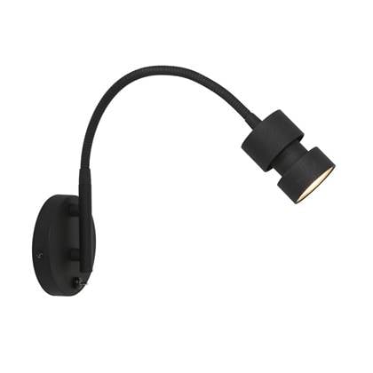 Steinhauer Wandlamp Natasja Zwart Flex 4.9 Watt Incl. Schakelaar afbeelding