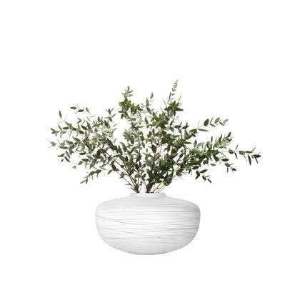 L.S.A. Boulder Vaas 17,5 cm Wit