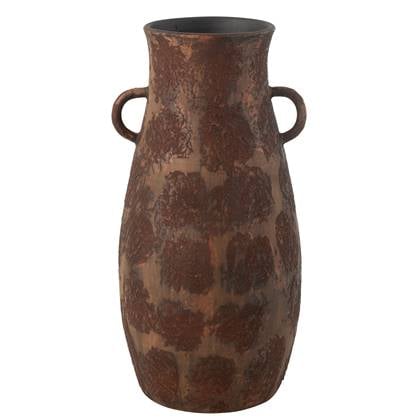 J-Line vase Amphore terra - keramiek - bruin - large