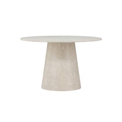 Fjôrd - Eettafel Rond Marmerlook - Ø120x75 cm - Lanzo