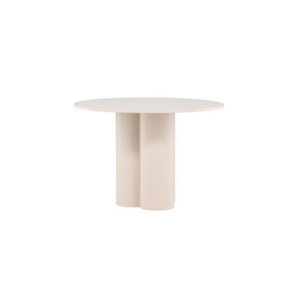 Fjôrd - Eettafel MDF Beige Rond - Ø110x76cm - Olivia