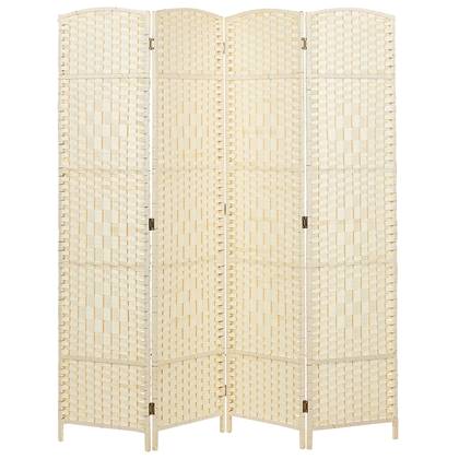 Beliani - LAPPAGO - Kamerscherm - Beige - Hout