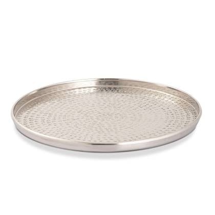 SVJ Schaal Rond - 40 x 40 x 3 cm - Aluminium - Zilver
