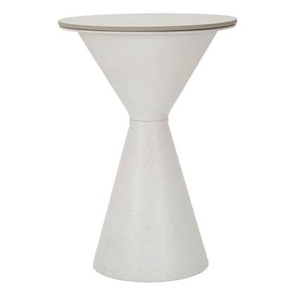 White Metalen tafel wit cm