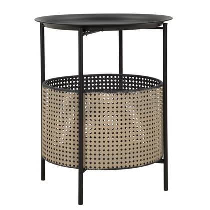 Ronde tafel met opbergmand, Ø 40 cm