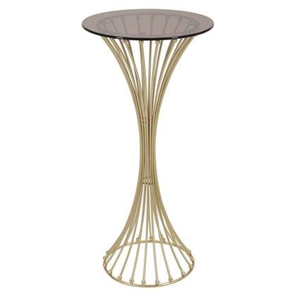 Centur Tafel in goud metaal en glas