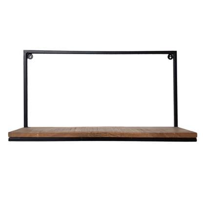 SVJ Wandrek - 20x75x40 cm - Hout - Zwart