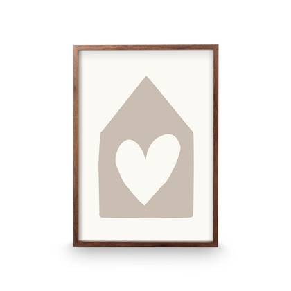 vtwonen - Photo frame - Hanging photo frame - Brown - Wood - 51x71x3cm
