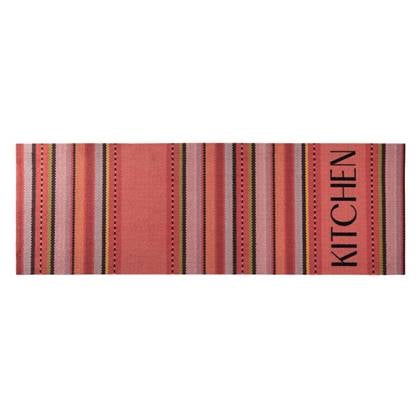 MD-Entree MD Entree - Deurmat - Keukenloper - Cook & Wash - Woven Stripes Red -