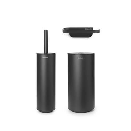 Brabantia MindSet toiletaccessoires, set van 3 - Mineral Infinite Grey