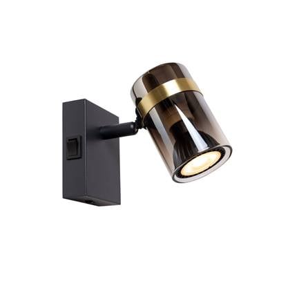 Lucide UPTON Wandlamp - Fumé Grijs