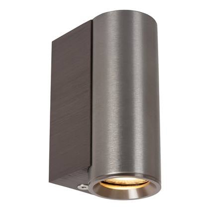 Lucide DUPLA Wandspot - Grijs ijzer