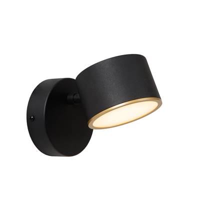 Lucide GIAN Wandlamp - Zwart