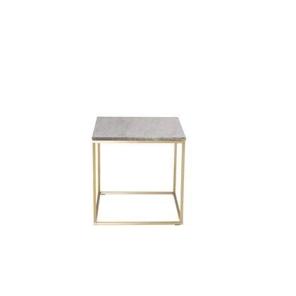 Fjôrd  Sidetable Grijs|Goud 50cm - Marmer - Estelle