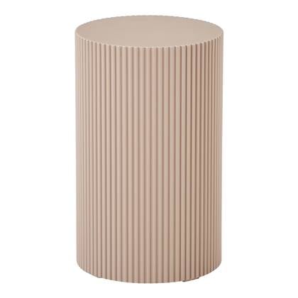 House Nordic  Sidetable Beige MDF - Rond - 30x30x50cm - Farense