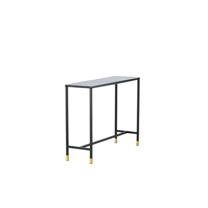 Fjôrd  Sidetable Zwart|Goud 100cm - Metaal - Dipp