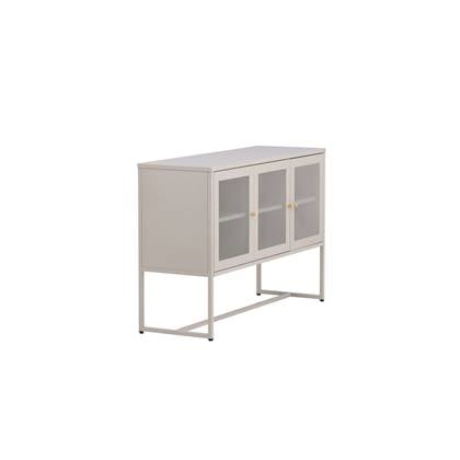 Fjôrd - Dressoir Beige 120cm - Staal - Malla