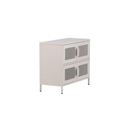 Fjôrd - Dressoir Beige 90cm - Metaal - Nett