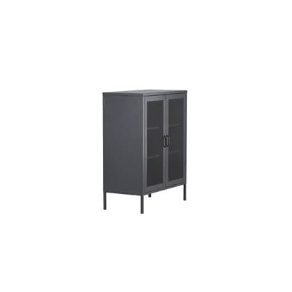 Fjôrd - Dressoir Grijs Doors 40cm - Staal - Misha