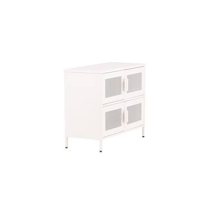 Fjôrd - Dressoir Wit 90cm - Metaal - Nett