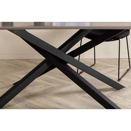 Fjôrd - Eettafel Grijs 180cm - MDF - Piazza