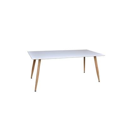 Fjôrd - Eettafel Naturel 180cm - MDF - Polar Wit