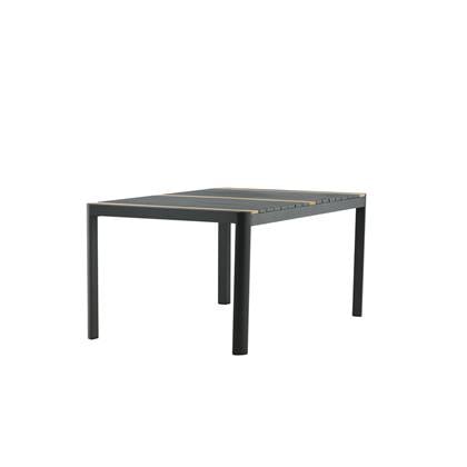 Fjôrd - Eettafel ZWart 150cm - Teakhout - Togo