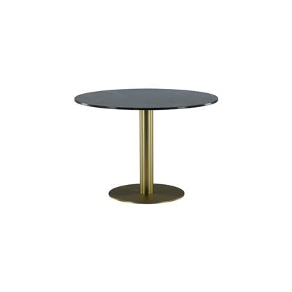 Fjôrd - Eettafel Grijs|Goud Ø106cm - Marmer - Estelle