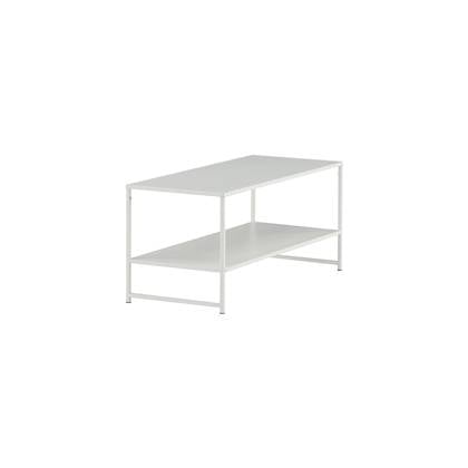 Fjôrd - Salontafel Wit 102cm - Staal