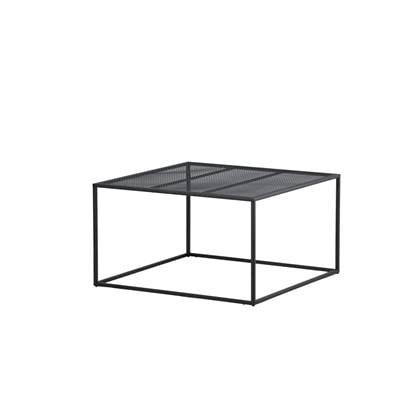 Fjôrd - Salontafel Zwart 80cm - Staal - Netz