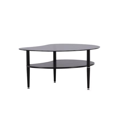 Fjôrd - Salontafel Zwart Smokey 101cm - Glas - Egg