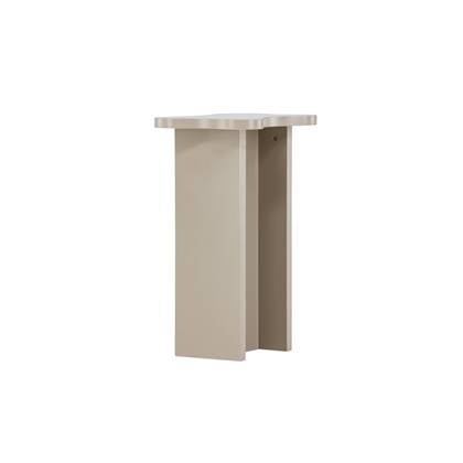 Fjôrd - Bijzettafel Taupe 42cm - MDF - Molde