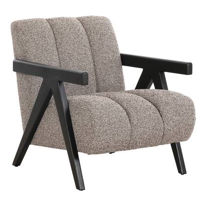 House Nordic - Fauteuil Bruin Stof - Florence