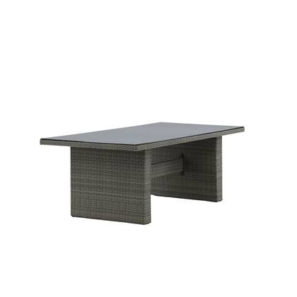 Fjôrd - Tuintafel Grijs 200cm - Wicker - Padova