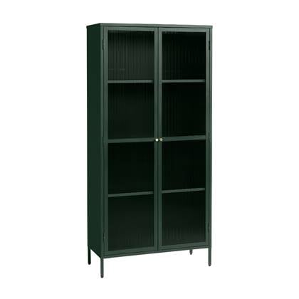 Rebellenclub Omeo Vitrinekast - 190 x 90 cm - Groen