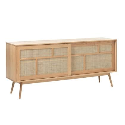 Rebellenclub Yass Dressoir - Eiken met Rattan