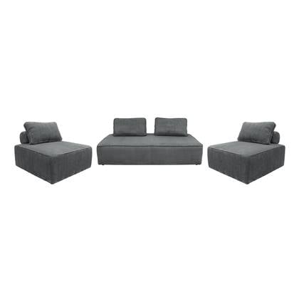 Sweeek  Set van fauteuils voor modulaire bank met 4 plaatsen in