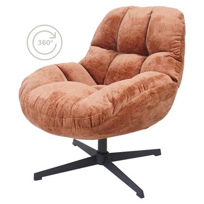 Home67 - Fauteuil Charlie Terra Oranje