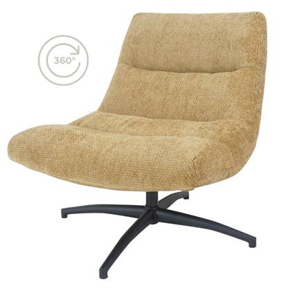Home67 - Fauteuil Quinn Musterd Geel