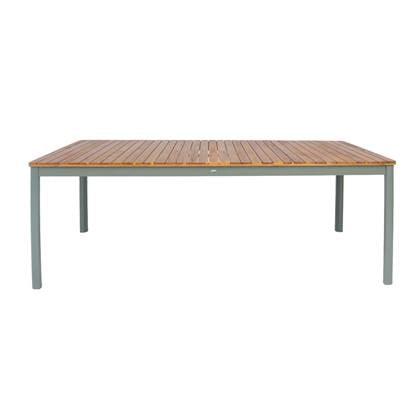 sweeek - Tuintafel van acacia met ronde hoeken, voor 8 personen