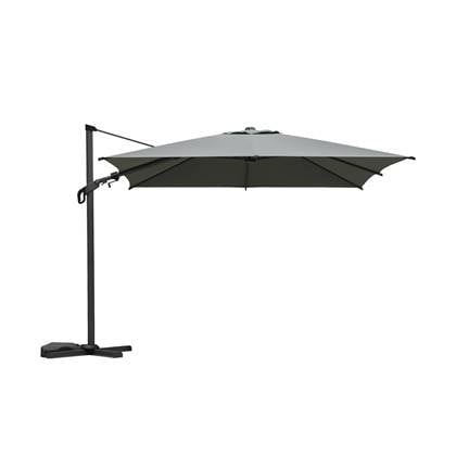 Sweeek  Rechthoekige parasol met een afmeting van 3x4m