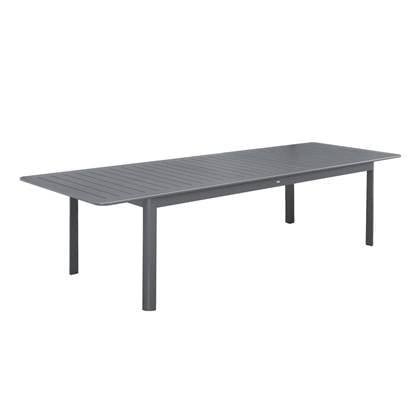 sweeek - Tuintafel seattle uitschuifbaar aluminium, 10 personen, 227 / 290 x 100 x 75 cm