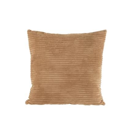 J-Line Kussen Streep Textiel Caramel